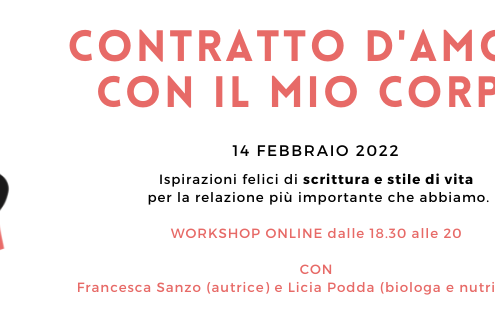 contratto d'amore con il mio corpo, copertina